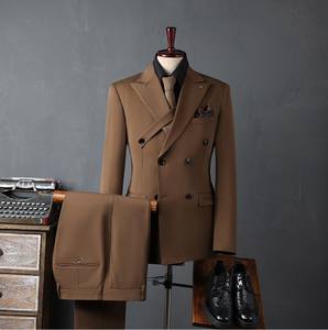 <b>高端定制羊毛西服男士正装套</b>